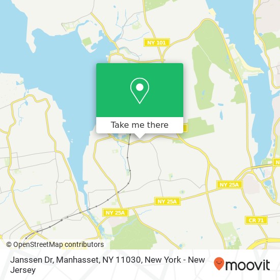 Janssen Dr, Manhasset, NY 11030 map