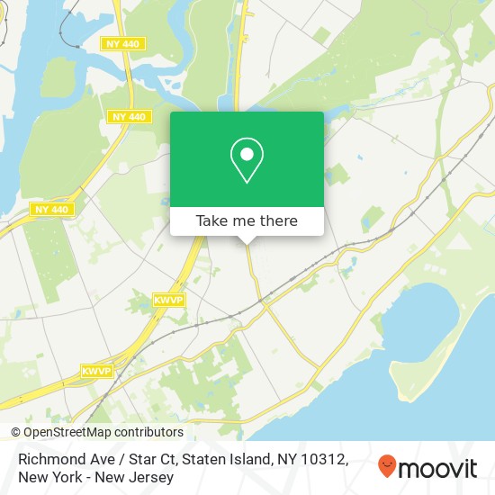 Richmond Ave / Star Ct, Staten Island, NY 10312 map