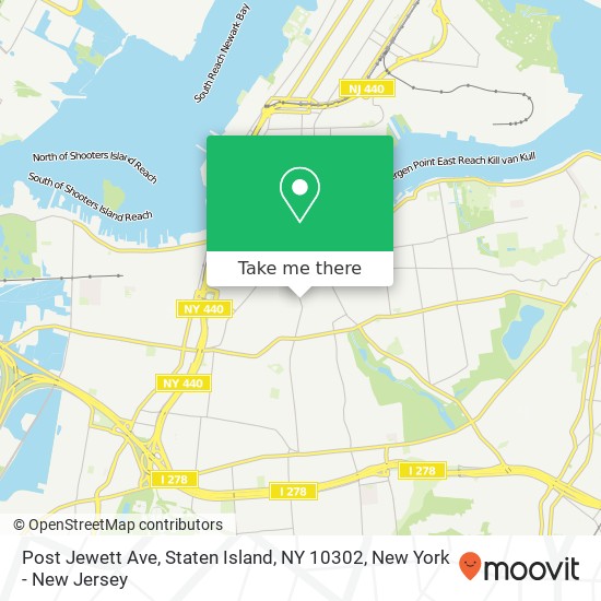 Post Jewett Ave, Staten Island, NY 10302 map