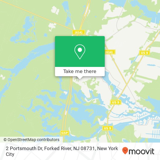 2 Portsmouth Dr, Forked River, NJ 08731 map