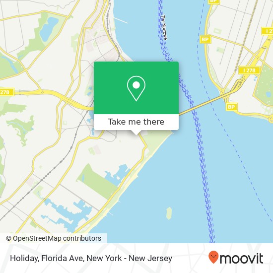 Mapa de Holiday, Florida Ave