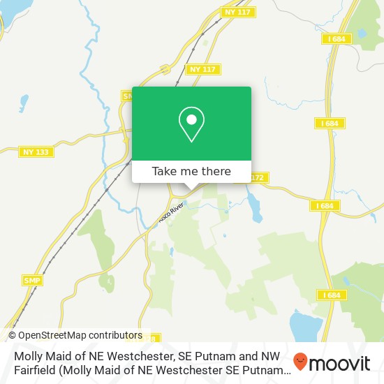Mapa de Molly Maid of NE Westchester, SE Putnam and NW Fairfield