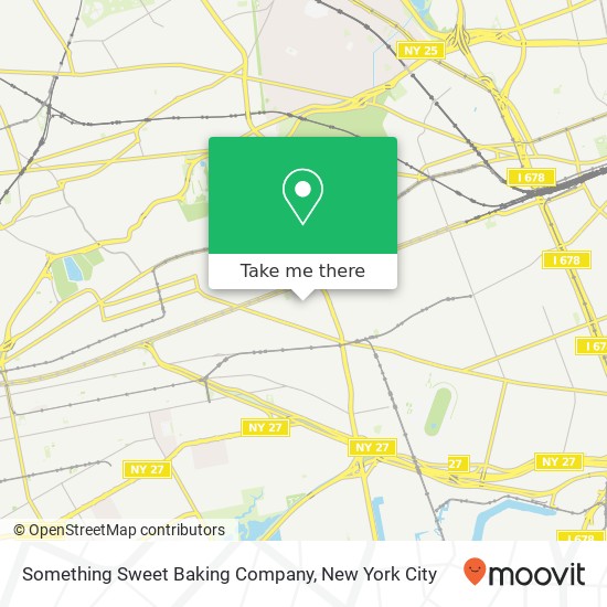 Mapa de Something Sweet Baking Company