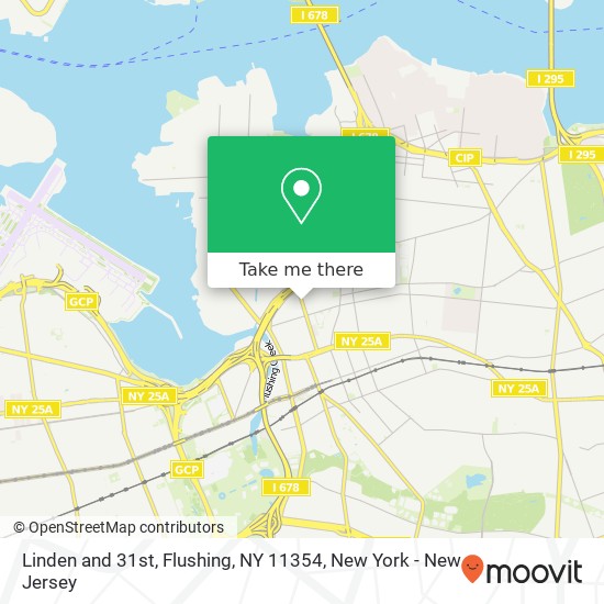 Mapa de Linden and 31st, Flushing, NY 11354