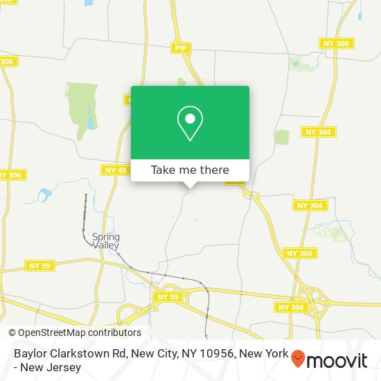 Baylor Clarkstown Rd, New City, NY 10956 map