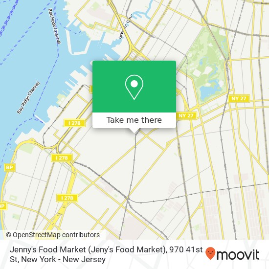 Jenny's Food Market (Jeny's Food Market), 970 41st St map