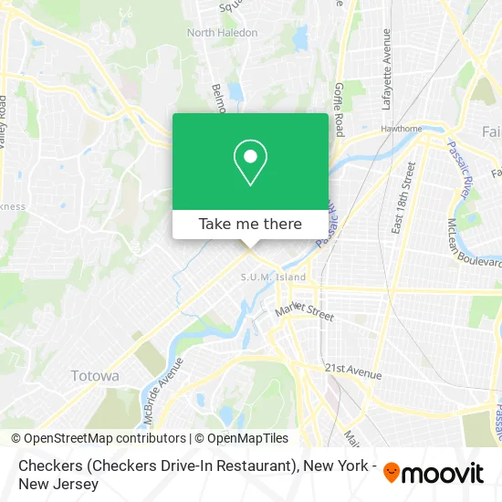 Checkers (Checkers Drive-In Restaurant) map