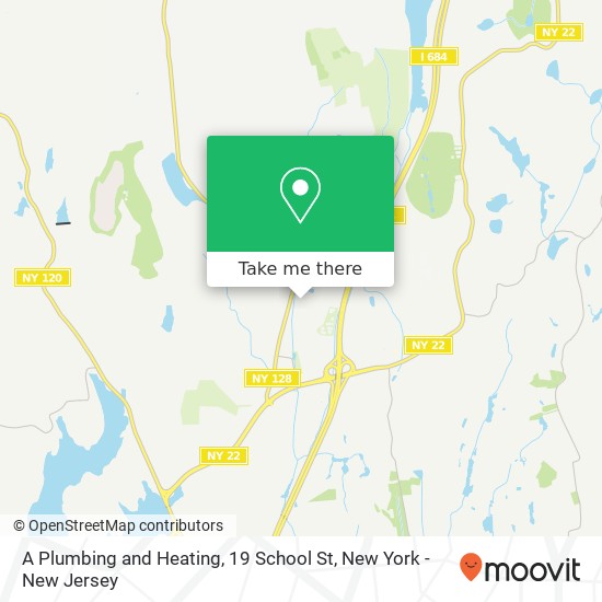 Mapa de A Plumbing and Heating, 19 School St