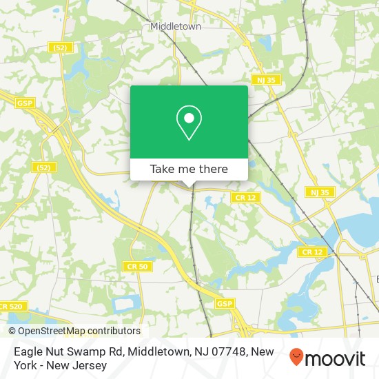Eagle Nut Swamp Rd, Middletown, NJ 07748 map