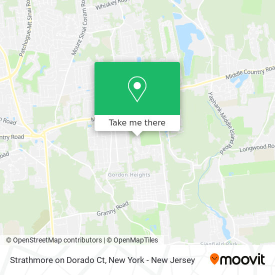 Strathmore on Dorado Ct map