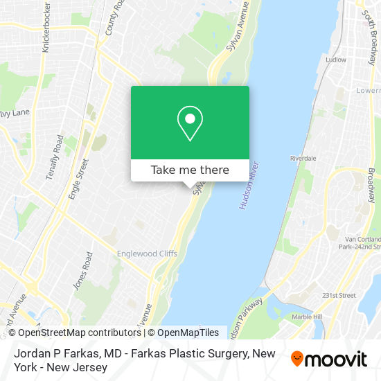 Jordan P Farkas, MD - Farkas Plastic Surgery map