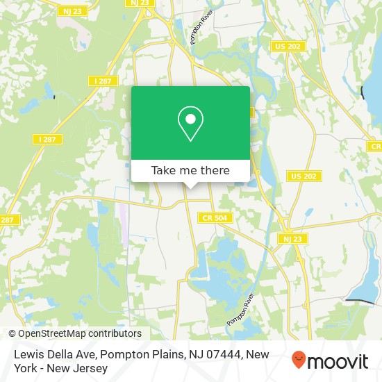 Lewis Della Ave, Pompton Plains, NJ 07444 map
