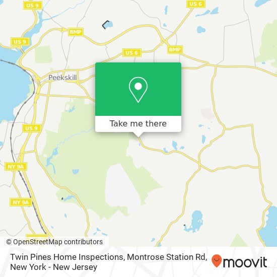 Twin Pines Home Inspections, Montrose Station Rd map