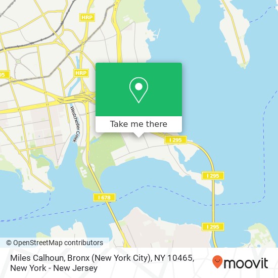 Mapa de Miles Calhoun, Bronx (New York City), NY 10465