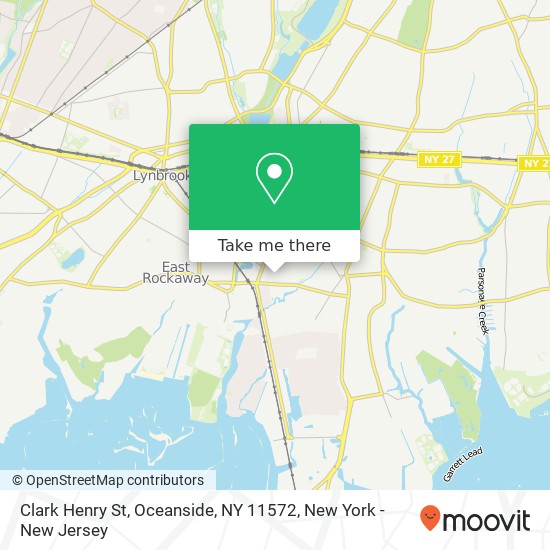 Clark Henry St, Oceanside, NY 11572 map