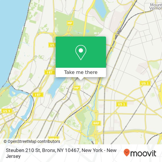 Steuben 210 St, Bronx, NY 10467 map