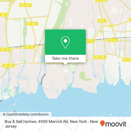 Mapa de Buy & Sell Homes, 4900 Merrick Rd