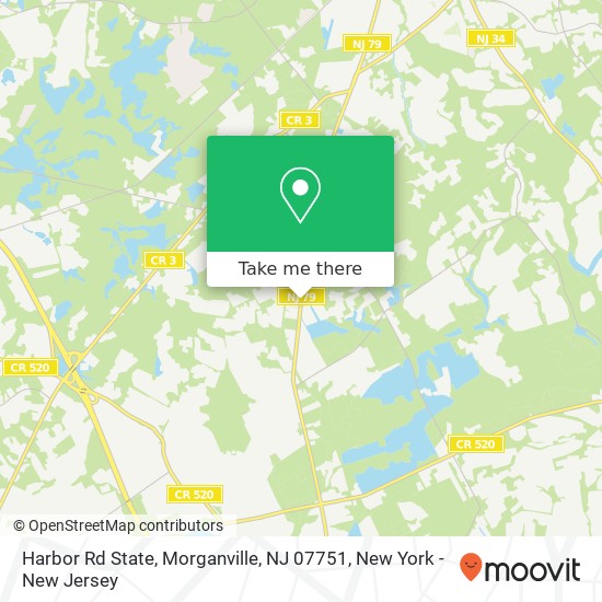 Harbor Rd State, Morganville, NJ 07751 map