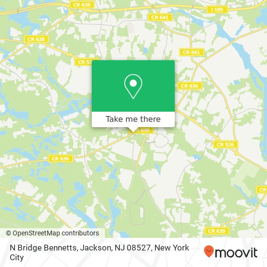 N Bridge Bennetts, Jackson, NJ 08527 map