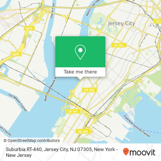 Suburbia RT-440, Jersey City, NJ 07305 map