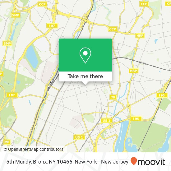 5th Mundy, Bronx, NY 10466 map