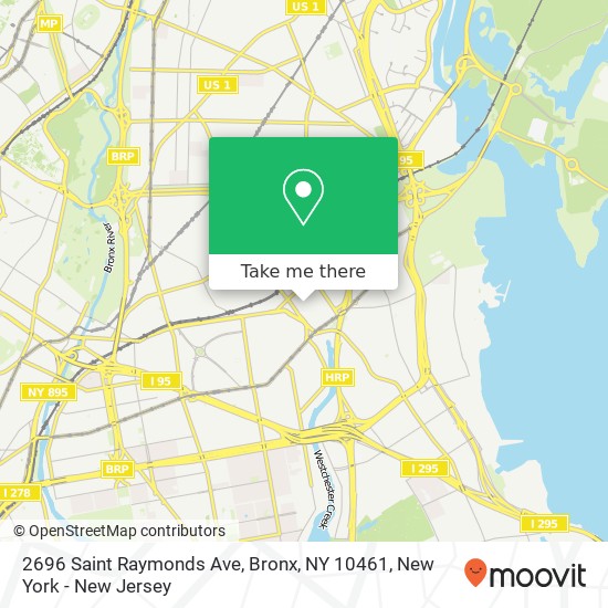 2696 Saint Raymonds Ave, Bronx, NY 10461 map