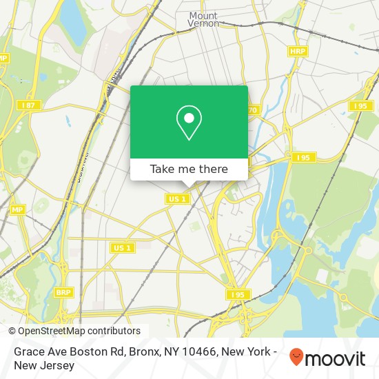 Grace Ave Boston Rd, Bronx, NY 10466 map