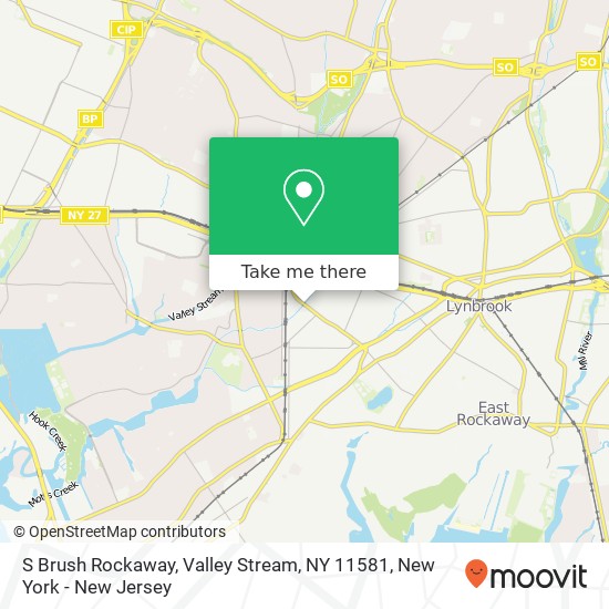 S Brush Rockaway, Valley Stream, NY 11581 map