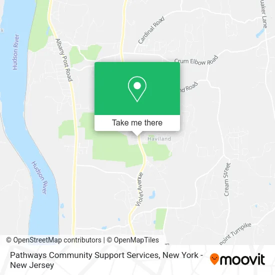 Pathways Community Support Services, 803 Violet Ave map