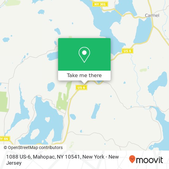 1088 US-6, Mahopac, NY 10541 map