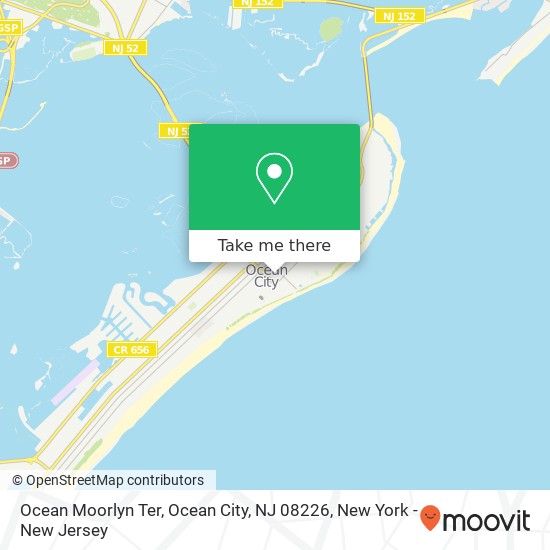 Ocean Moorlyn Ter, Ocean City, NJ 08226 map