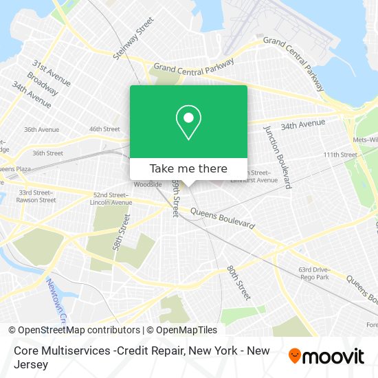 Core Multiservices -Credit Repair map