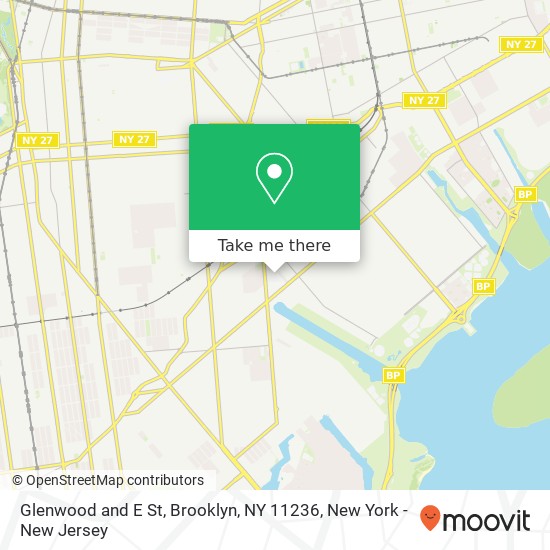 Glenwood and E St, Brooklyn, NY 11236 map
