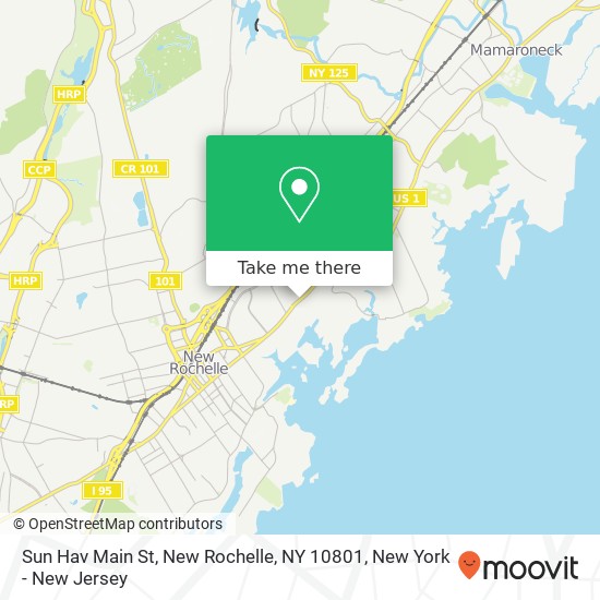 Sun Hav Main St, New Rochelle, NY 10801 map