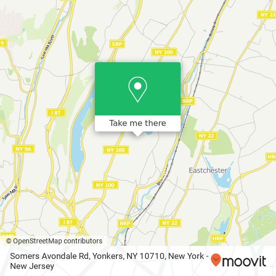 Somers Avondale Rd, Yonkers, NY 10710 map