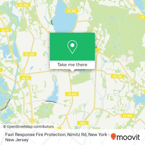 Mapa de Fast Response Fire Protection, Nimitz Rd