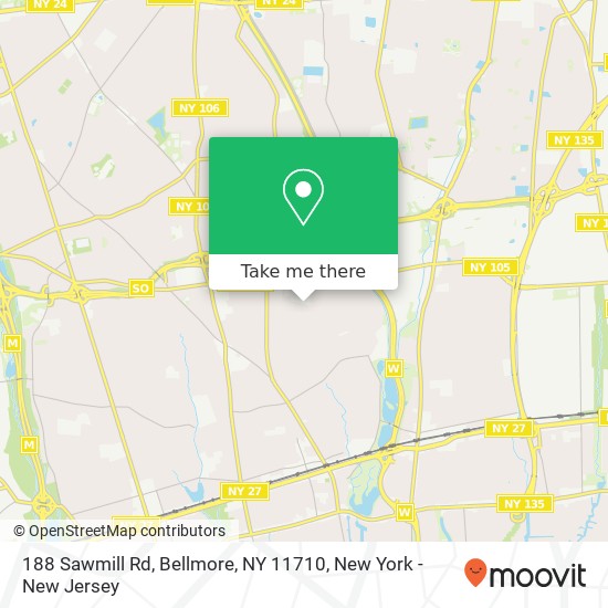 188 Sawmill Rd, Bellmore, NY 11710 map