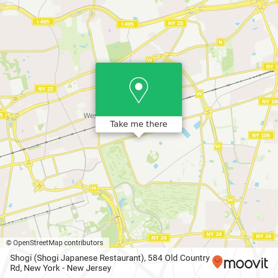 Mapa de Shogi (Shogi Japanese Restaurant), 584 Old Country Rd