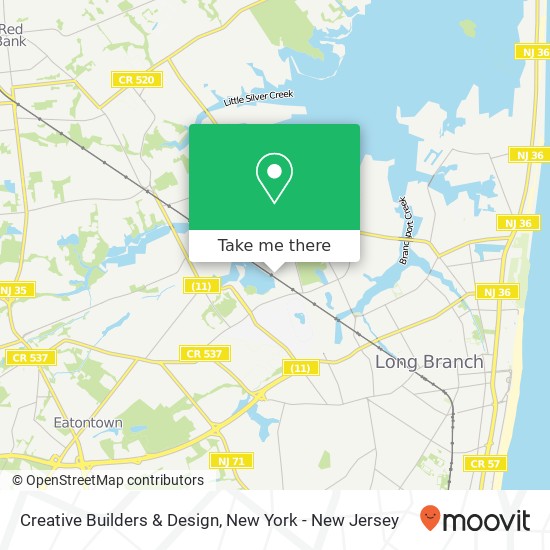 Creative Builders & Design map