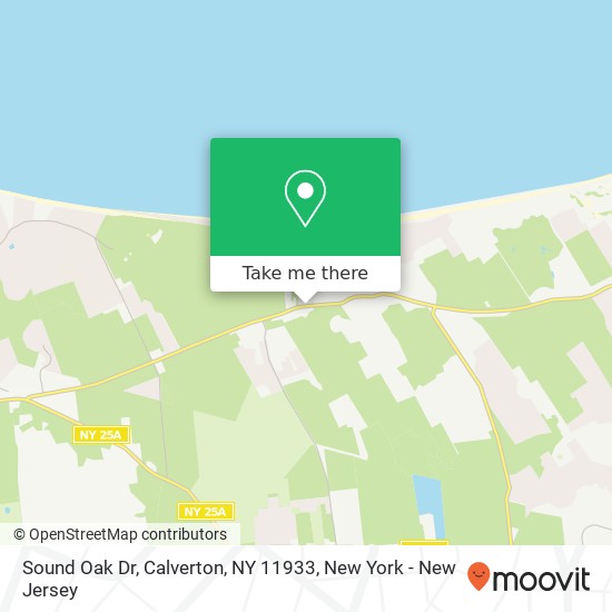Sound Oak Dr, Calverton, NY 11933 map