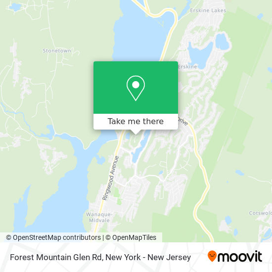 Mapa de Forest Mountain Glen Rd