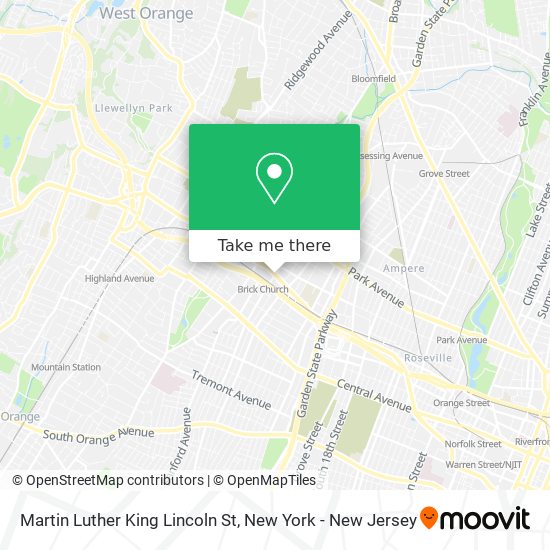 Mapa de Martin Luther King Lincoln St