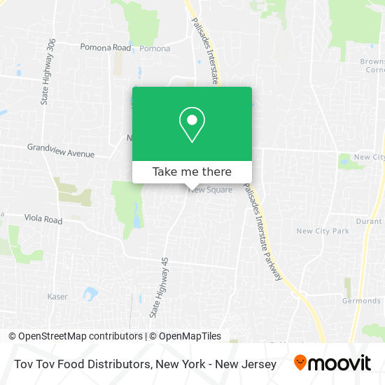 Tov Tov Food Distributors map