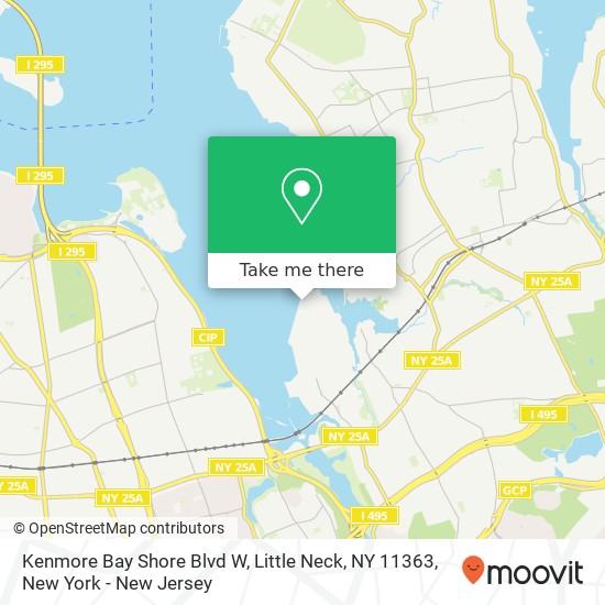 Mapa de Kenmore Bay Shore Blvd W, Little Neck, NY 11363