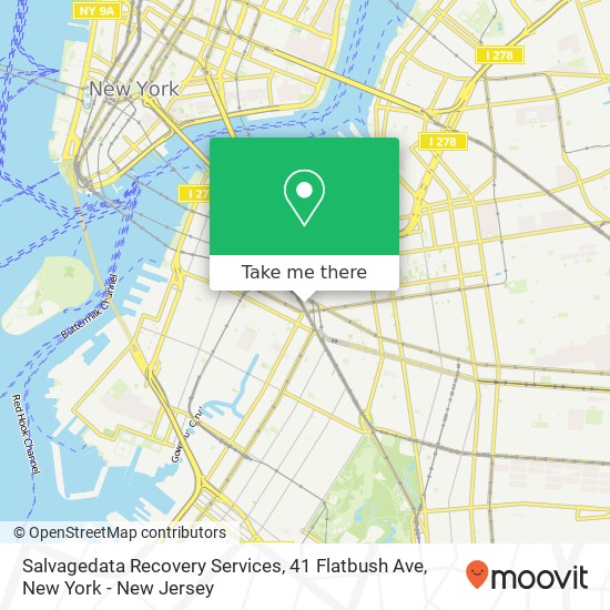 Salvagedata Recovery Services, 41 Flatbush Ave map