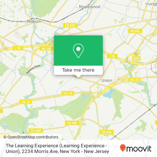 The Learning Experience (Learning Experience - Union), 2234 Morris Ave map