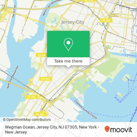 Wegman Ocean, Jersey City, NJ 07305 map