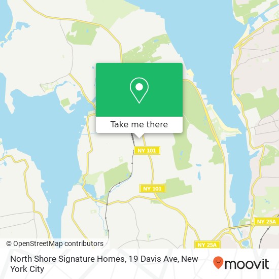 North Shore Signature Homes, 19 Davis Ave map