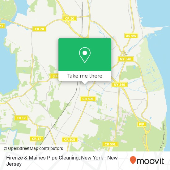 Firenze & Maines Pipe Cleaning map