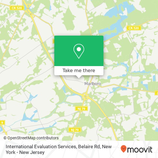 International Evaluation Services, Belaire Rd map